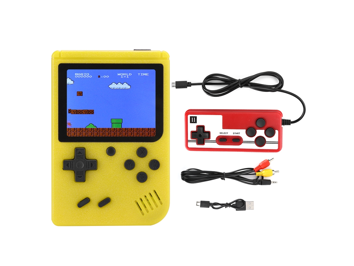 Console Portátil Com 400 Jogos Clássicos E Tela Colorida
