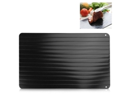 Bandeja de Carne com Descongelamento Rápido 2 em 1 Tábua de Corte Bandeja de Descongelamento de Segurança Rápida Placa de Descongelamento Rápido L