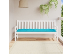 Vidaxl Almofadão P/ Banco De Jardim 180x50x7 Cm Tecido Oxford Turquesa