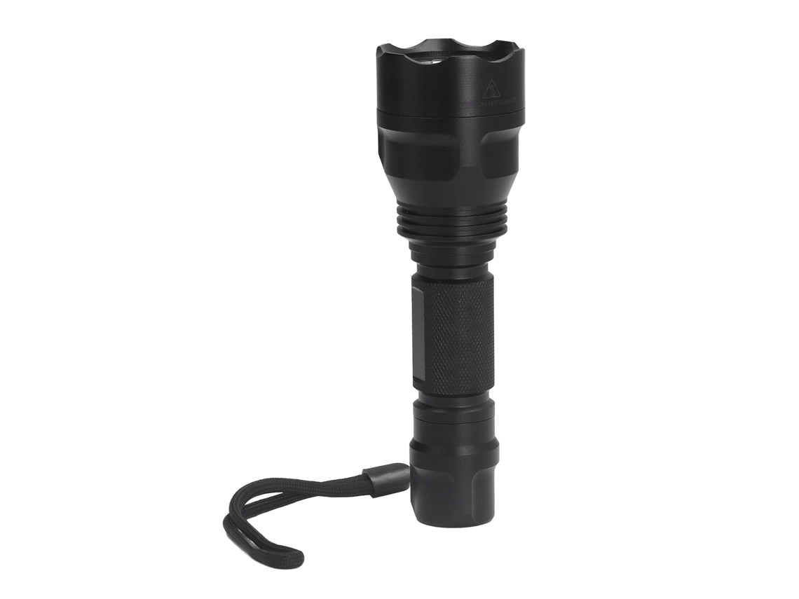 Lanterna Infravermelha 850nm Visão Noturna LED Alumínio para Aventura e Caça | S/MARCA