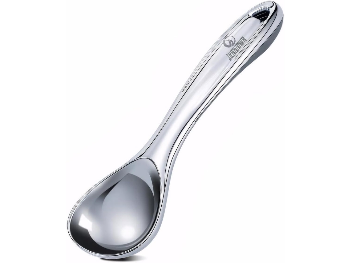 Pesados Colher de sorvete, Comercial Conchas de sorvete Com o Gancho Mais Anticongelante Metal de Fácil Aperto Inquebrável,de alta Qality Liga de Zinco Beijiyi