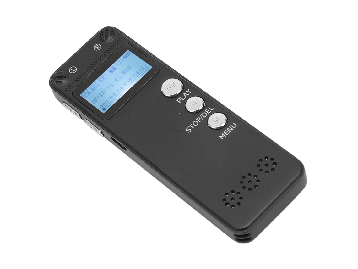 Mali gravador de Voz Digital Profissional com Gravação por Ativação de Voz Redução de Ruído Hd Player Mp3 com Alto falante 32gb