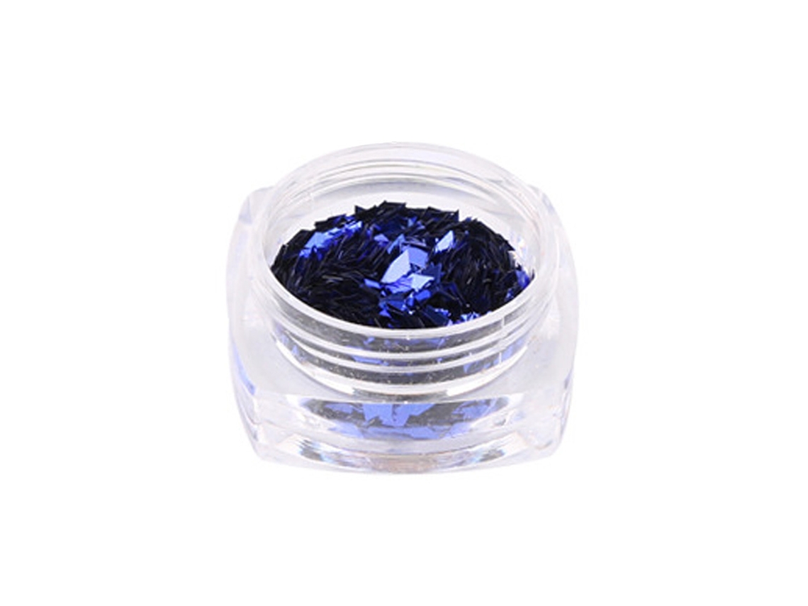 Decoração De Unhas Com Glitter Em Forma De Losango Paillettes Sequin Manicure 1azul Royal