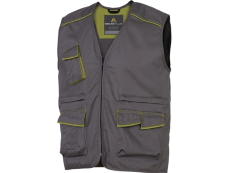 Colete de Trabalho Panostyle Poliéster Algodão DELTAPLUS