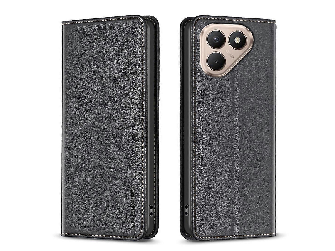 Capa De Couro Tkdaddy Para Tecno Pova 7 Ultra 5g, Capa Com Suporte Para Celular Com Compartimentos Para Cartões, Cor Preta