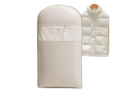 Bolsa de compressão para roupas Slowmoose, economizadora de espaço e bolsa de ar (bege/58 x 15 x 90 cm)