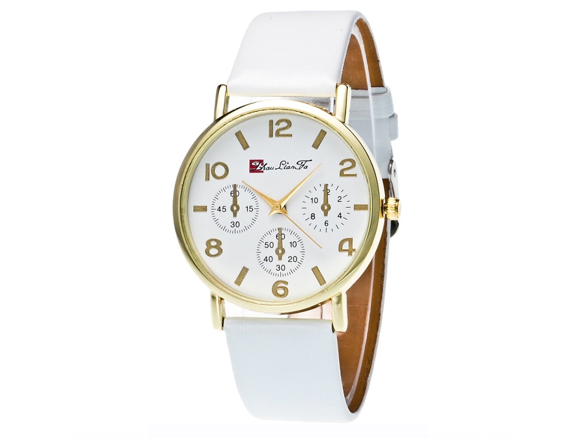 Reloj De Pulsera Para Hombres Zhoulian Fa De Moda Con Calendario Correa De Cuero