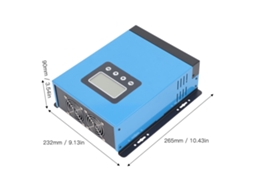 Controlador De Carga Solar Mppt Com Display Lcd 60a, Programável, Auto 12v-48v Para Rv, Barco E Casa