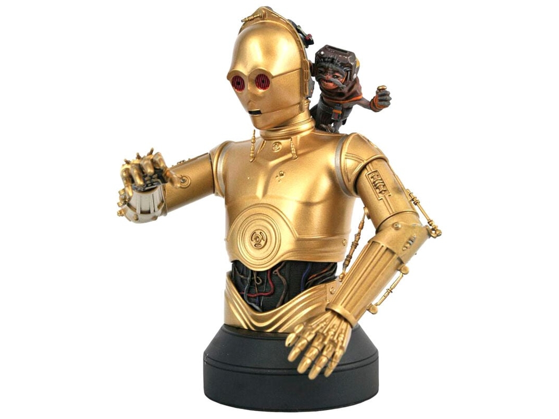 Busto de C 3po e Babu Frik de Star Wars Episódio Ix 15 Cm GENTLE GIANT