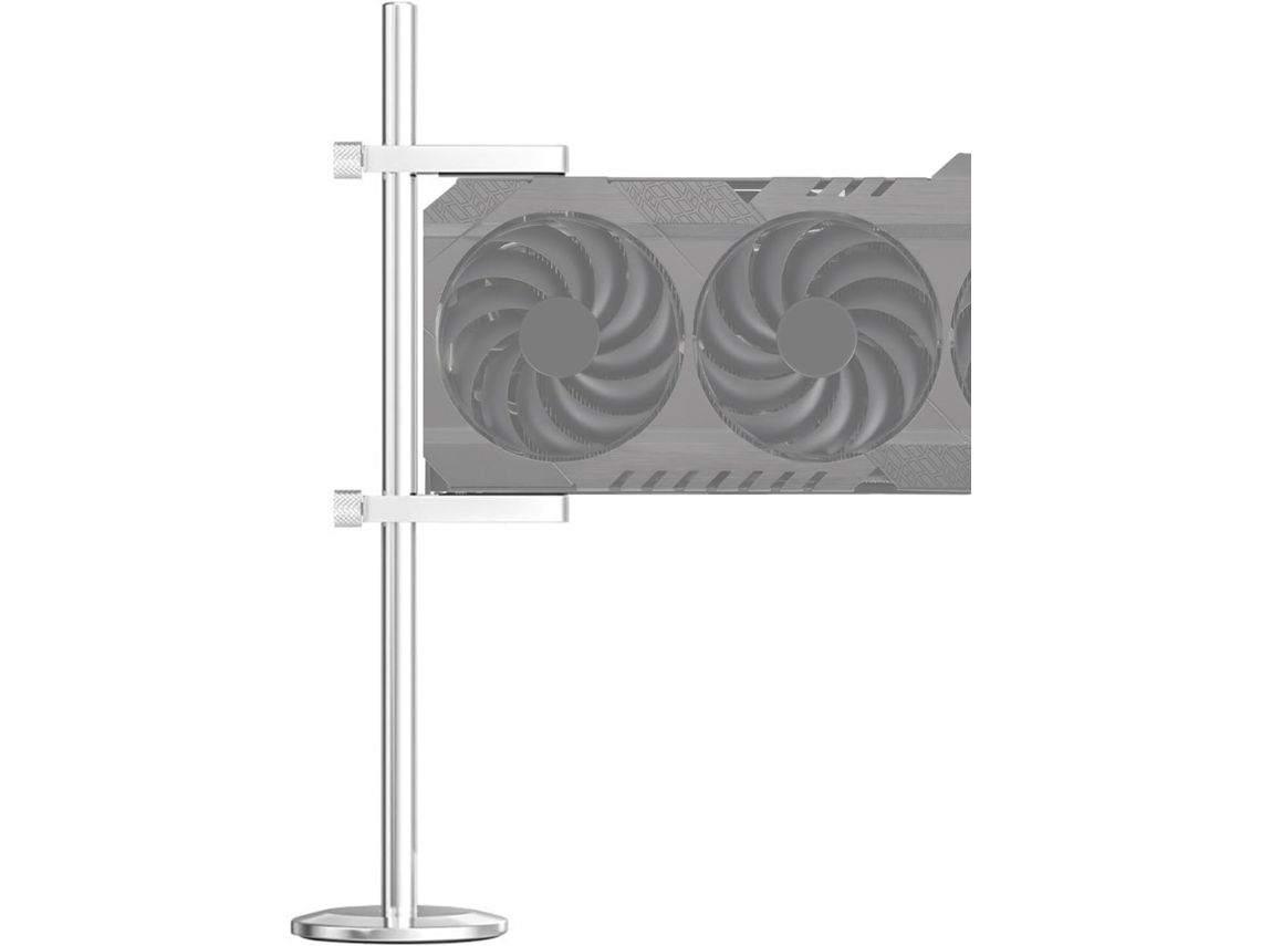 Suporte Universal Ajustável Para Placa De Vídeo Com Ímã E Antiderrapante.