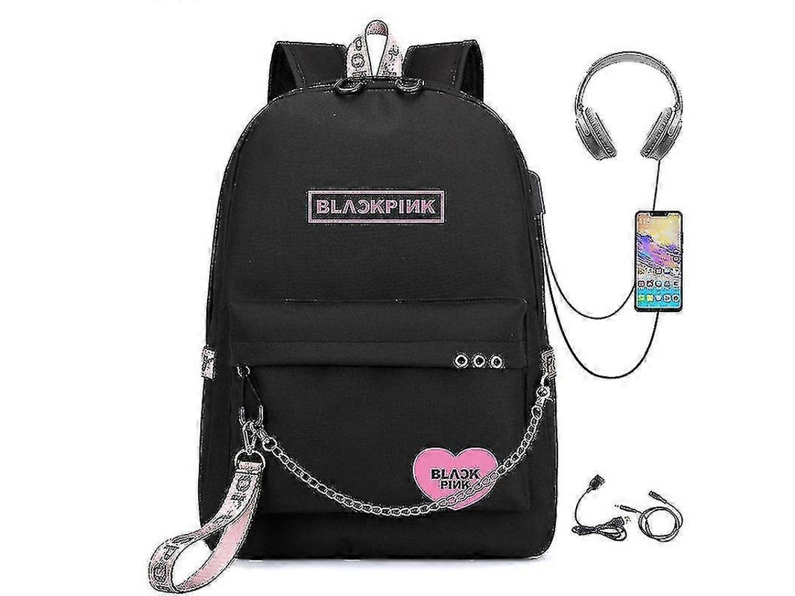 Mochila Recarregável Usb Blackpink 2023, Mochila Estudantil Guanguan