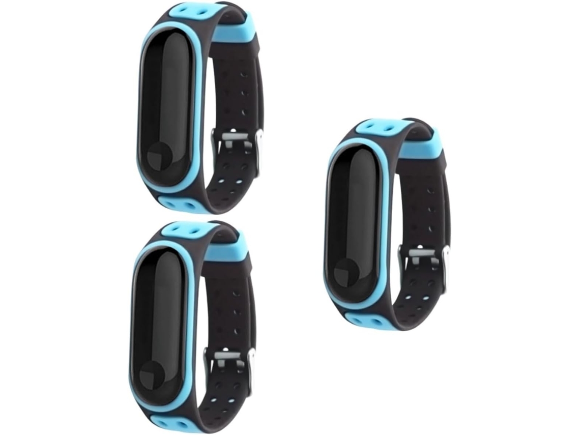 Conjunto De 3 Pulseiras Silicone Para Smartwatch, Compatíveis Com