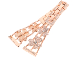 Conjunto De 3 Pulseiras De Metal Elegantes Para Relógio, Design Delicado, Peça De Reposição