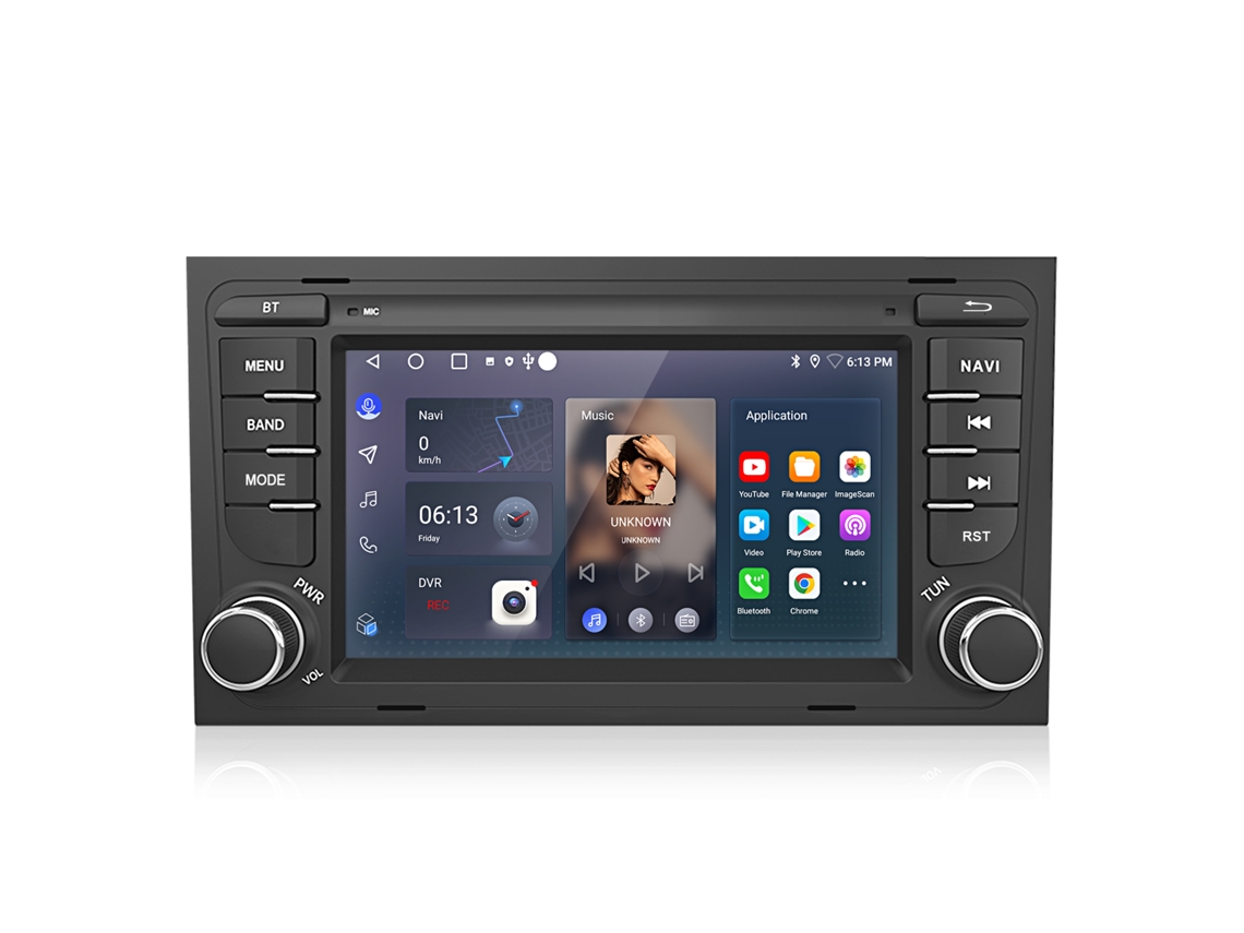Carplay Android 13 Rádio Para Carro Gps Navi Bt Wifi Dab 132g Para Audi A4 S4 Rs4 B6 B7 Junsun