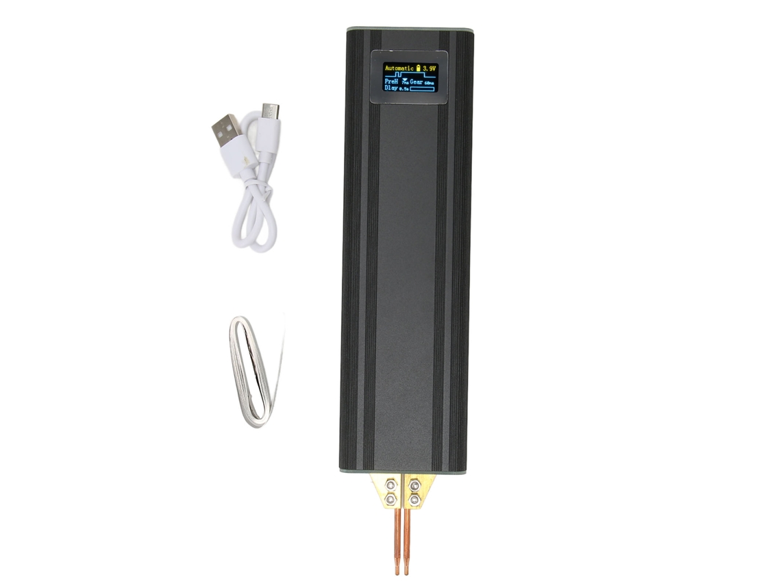 Soldador De Ponto Para Baterias (tela Colorida Portátil Com Display Digital, Armazenamento De Energia De 5000mah)