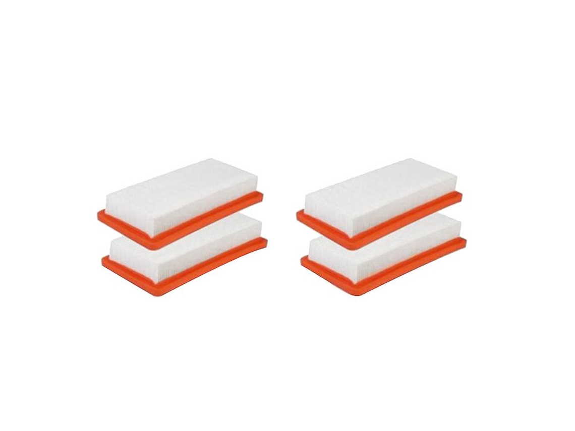 Conjunto de 4 Filtros Hepa para Aspirador de Pó Karcher Ds5500 Ds6000 Ds5600 Ds5800 ) BRILVIBERA (código da Peça: 6.414, 631.0 H()