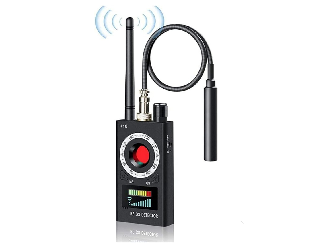 Detector de bugs e câmeras ocultas, anti-escuta, rastreador GPS, sinal RF sem fio - CHRONUS.