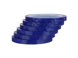 6 Rolos De Fita Isolante Azul Pet Resistente Ao Calor, Com Alta Adesão E Resistência Térmica Para Uso Industrial