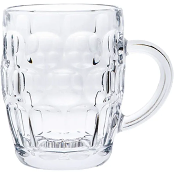 Canecas de Cerveja Clássicas Estilo Pint, Jarra de Vidro, Pub Antigo, Alça, Cerâmica, Rebaixada, 560 Ml AQUAFORGE