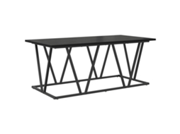 Conjunto 1 Mesa De Centro Vidaxl Preto Derivados De Madeira (100 X 50 X 40 Cm)