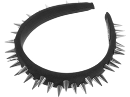 Faixa De Cabelo Preta Estilo Punk, Resistente E Antiderrapante Para Mulheres.