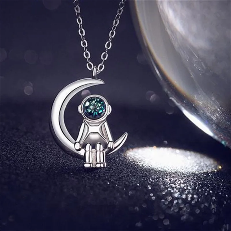 Colar de Casal com Pingente de Astronauta, Série Astronauta MDUG