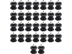 Conjunto De 30 Presilhas Para Painel Porta Interno, Fixadores De Pressão, Pinos De Moldagem Nylon, Rebites De Plástico