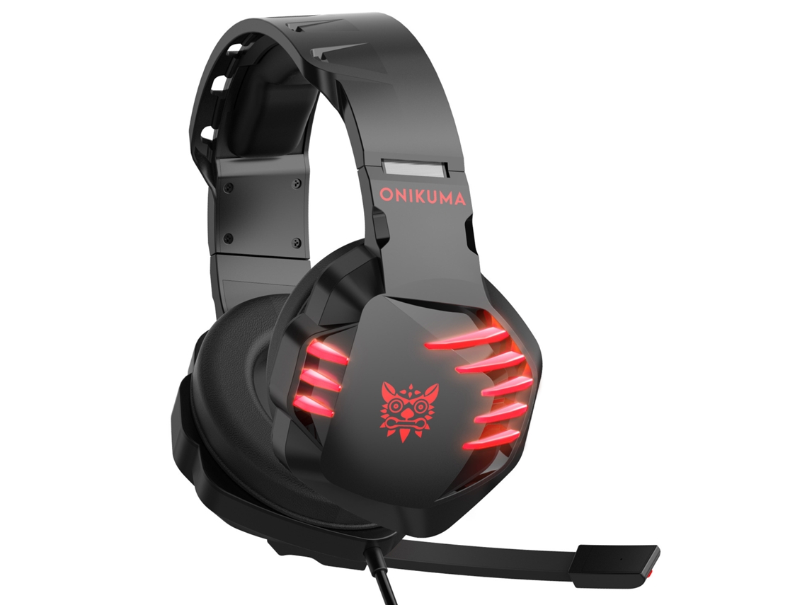 Auscultadores Bluetooth TRUMSEN K17Over Ear Preto Vermelho
