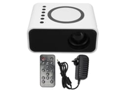 Projetor portátil mini 1080p full hd led home theater movie para ios android laptop branco plug au | S/MARCA