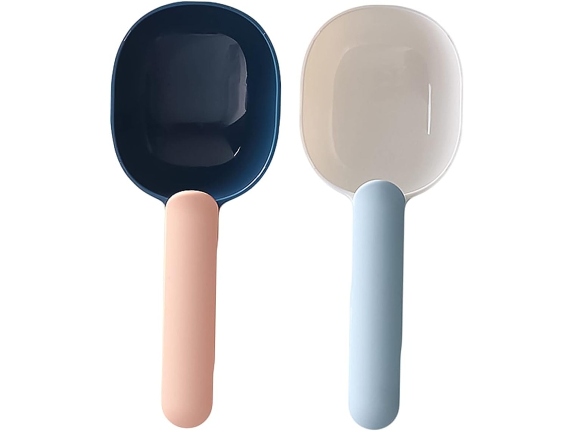 Conjunto De 2 Colheres Medidoras Plástico Arroz E Grãos