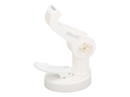 Dispensador de Fita Adesiva de Mesa com Ventosa, Ajustável, com Suporte para Rolo de Fita Adesiva, Branco. GOKOCO