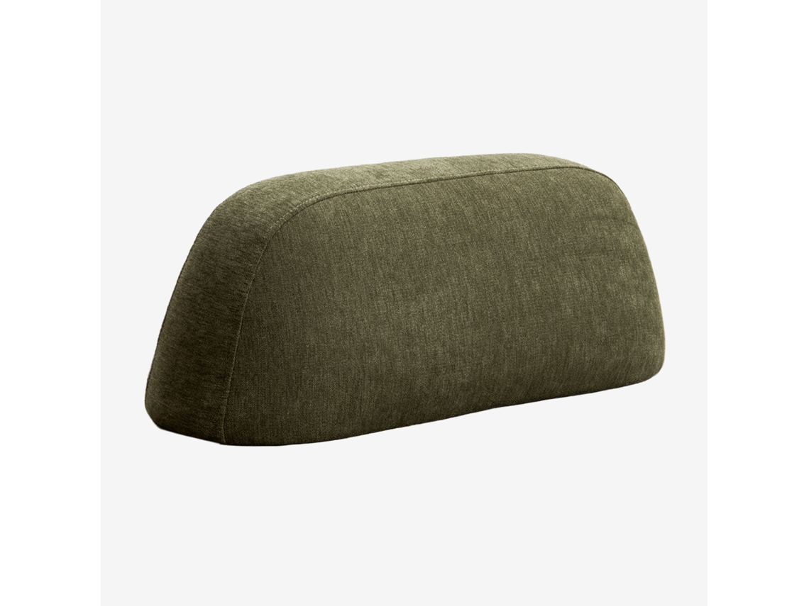 Sklum Apoio De Braços Para Sofá Modular Estofado Giorgia Poliéster Tecido Verde Exército