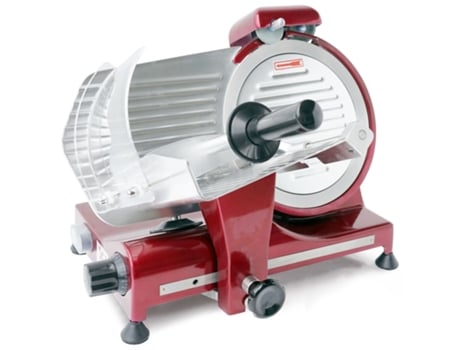 Fatiador elétrico de queijo e carne Profi Line Red Edition 250 mm 320 W Hendi 210086