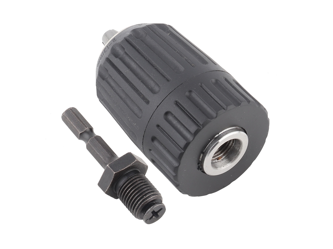 Mandril Sem Chave Para Furadeira 2,0-13mm 1/2-20unf Com Haste De Conexão Hexagonal 1/4