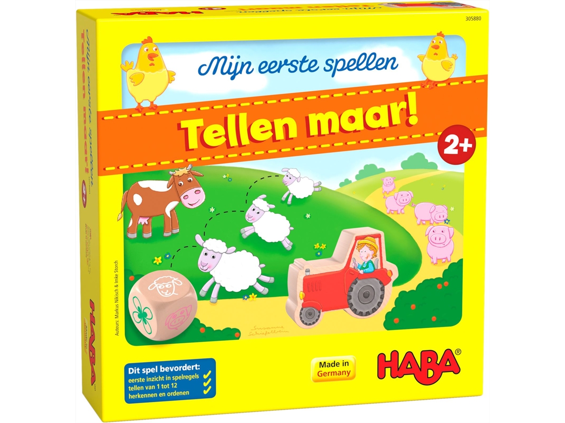 Jogo Educativo Haba Meus Primeiros Jogos De Contagem! Aprenda A Contar