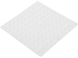 100 Unidades De Protetores Parede Autoadesivos Silicone Para Batentes Portas E Armários
