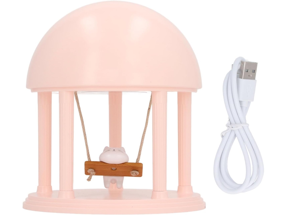 Luminária Noturna Decorativa 5v Abajur De Cabeceira E Regulável Com