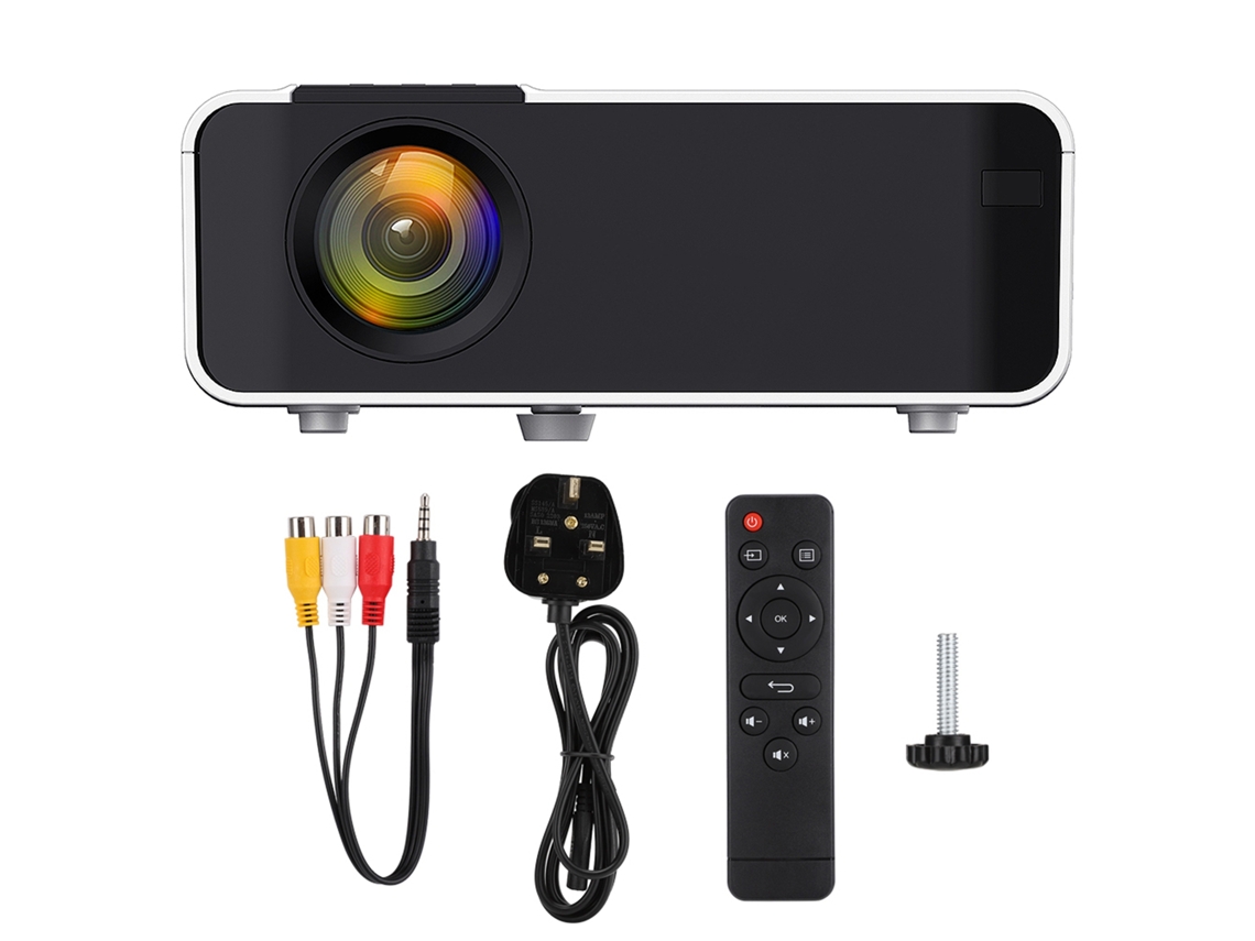 Projetor Led Portátil W10 Hd 1080p Versão Padrão 480p 3d Vermelho E Azul Branco 110 240v Au