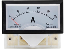 Amperímetro Analógico De Painel 85c17 Dc 1a 2a 3a 5a 10a 15a 20a 30a 50a 75a Com Ponteiro 1 Peça, Tamanho 3a