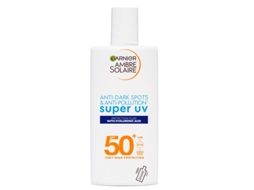 Ambre Solaire Super Uv Protection Face Fluid Spf50 Anti Dark Spot, 40 Ml Garnier