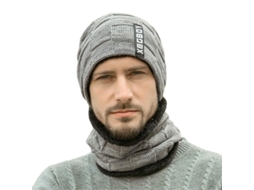 2026 conjunto de Gorro de Lana Y Bufanda de Invierno para Hombres, Calientito Y Grueso, Ideal para Ski Y Aire Libre