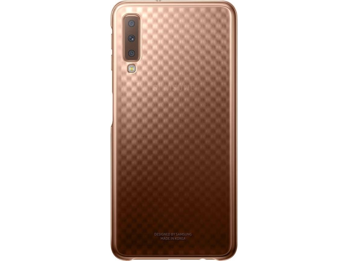 Capa SAMSUNG Galaxy A7 2018 Gradiente Dourado