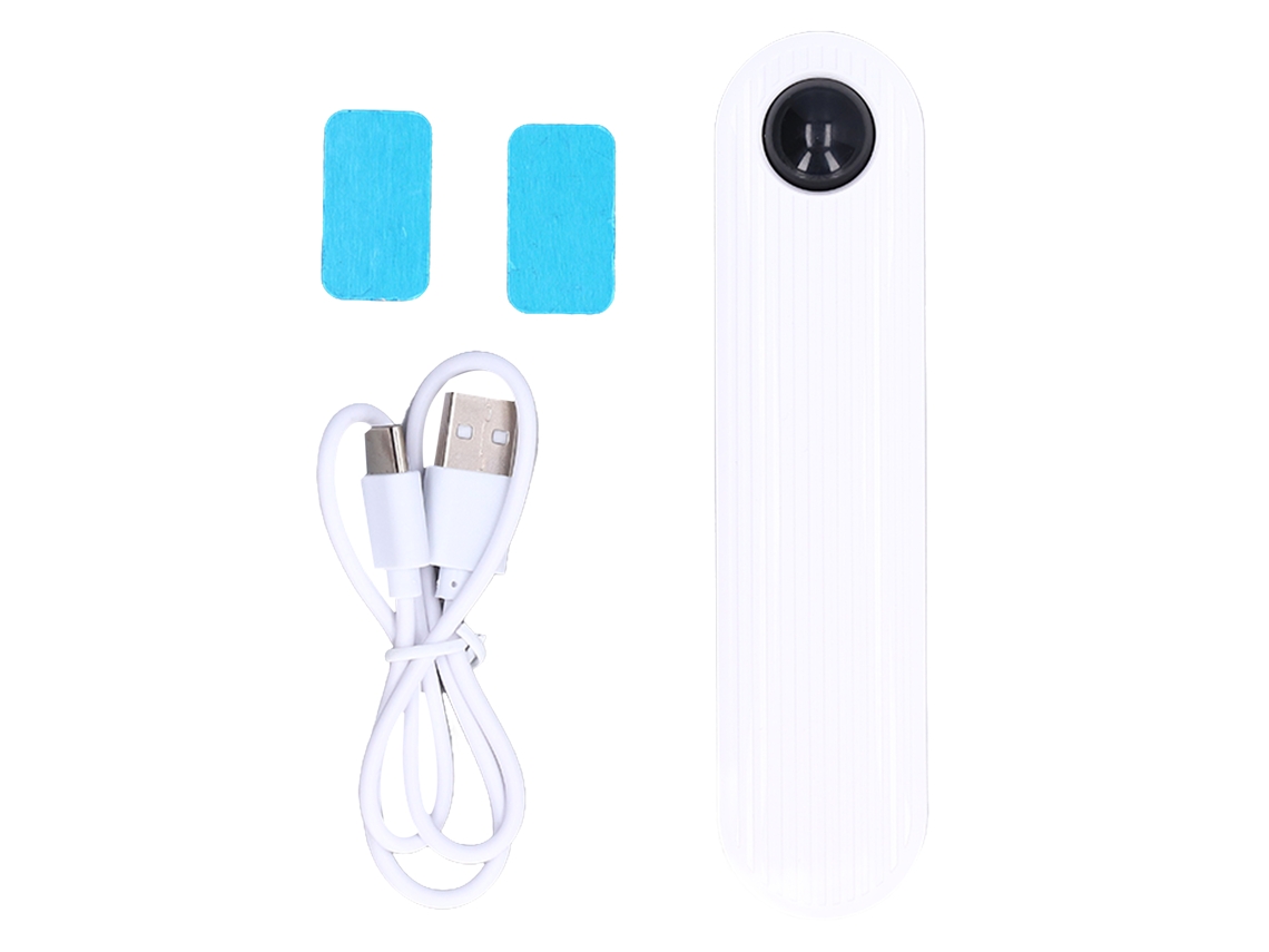 Rebe-lâmpada Led De Sensor Corporal Mini Tira Branca Usb Recarregável Luz Noturna Inteligente Sem Fio Para Armário De Cozinha