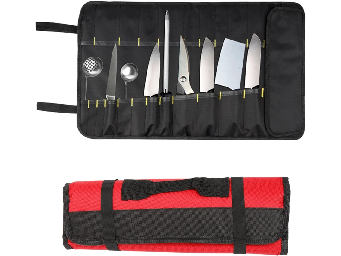 Bolsa dobrável para ferramentas, bolsa portátil de lona, impermeável, multifuncional, para organização de ferramentas.