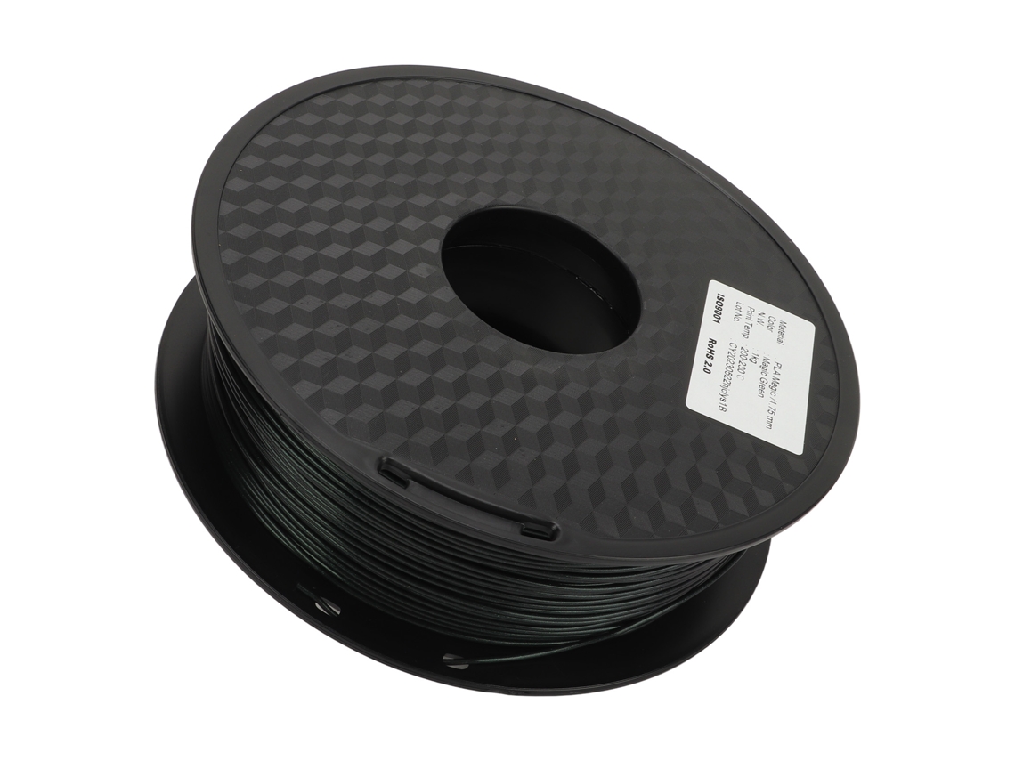 Fio Pla 1.75mm Cor Verde Material De Impressão 3d Adesão Alta Consumível Para Impressora 3d 30-90mm/s