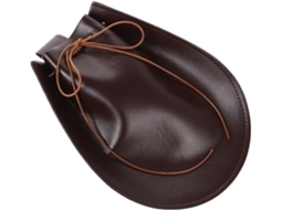Mochila Medieval Renascentista Em Couro Pu Marrom Para Homens, Grande Capacidade Com Cordão, Ideal Para Reconstituições Históricas.