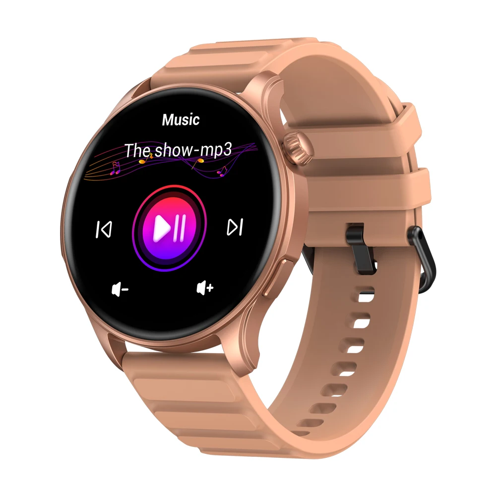Smartwatch (rosa), Tela Ultra Hd De 1,43 Polegadas, Compatível Com Chamadas Bluetooth Hifi.