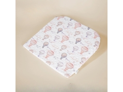 Almofada Cunha Infantil 45x45cm Tecido Tencel Veludo Tufado Balão Panoona