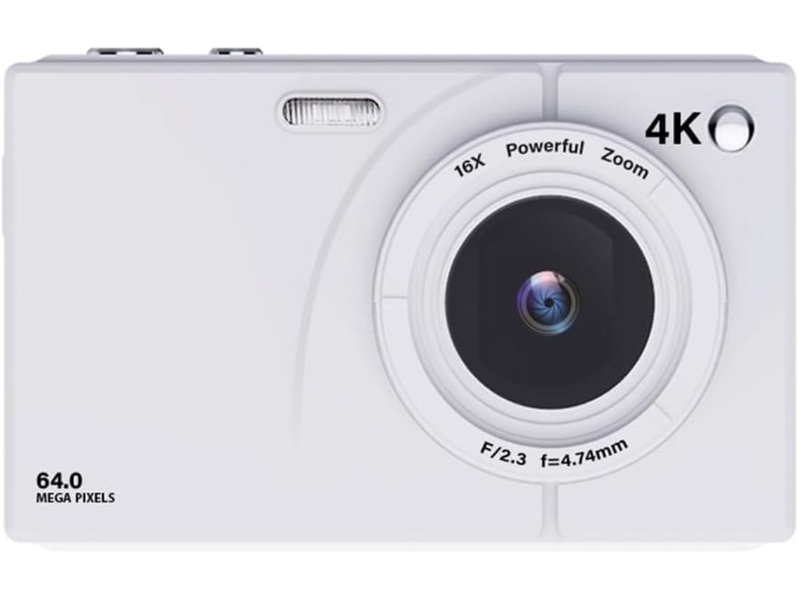 Câmera Digital 4k Ccd de 64 Mp com Vídeo Hd, Wi fi, Zoom de 16x e Tela Colorida de 2,8 Polegadas. SFUSHOS