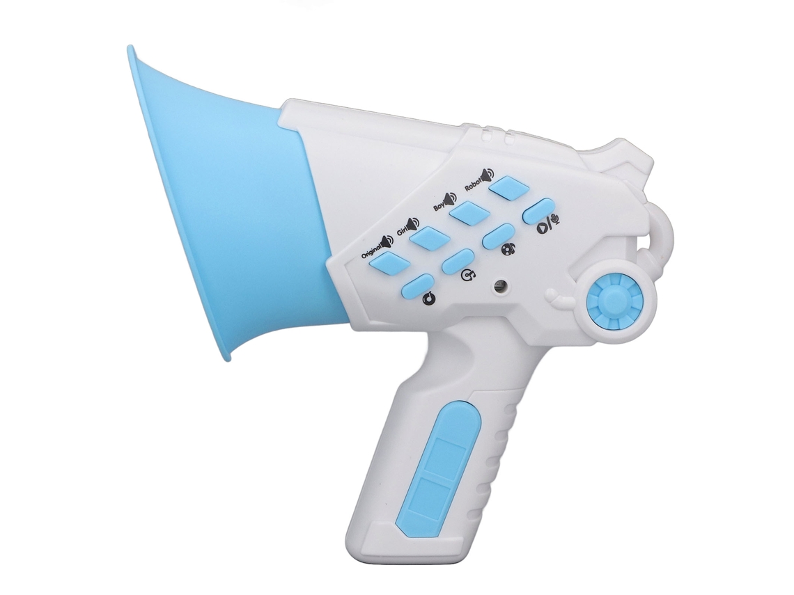 Mali brinquedo de Altera Voz Mini Megafone Manual Plástico para Crianças Azul Céu